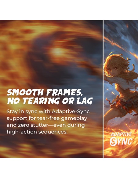 Monitor Gamer AOC Q27G41ZE   27pulgadas QHD 2560×1440, IPS, 240Hz, 0.3ms, Sin Marcos, HDMI/DP