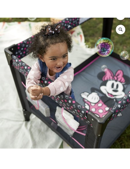 Disney Baby Parque de Juegos 3D Ultra con Moisés y Barra de Juguetes  Mickey Moderna( Entrega en 60 días aprox)