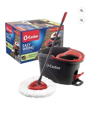 Sistema de Trapeador Giratorio & Cubo O Cedar EasyWring™...