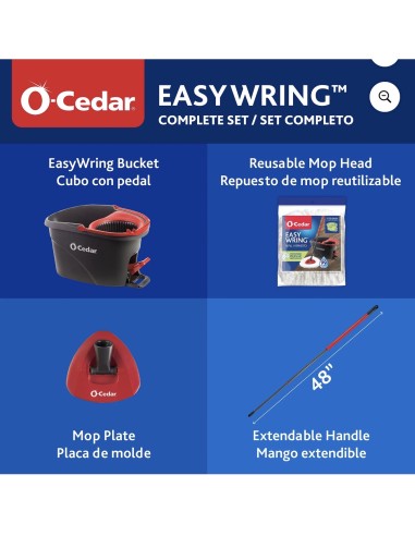 Sistema de Trapeador Giratorio & Cubo O Cedar...
