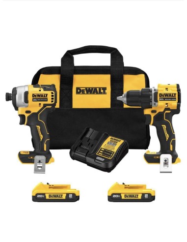 Kit DEWALT ATOMIC 20V MAX (2 herramientas)...