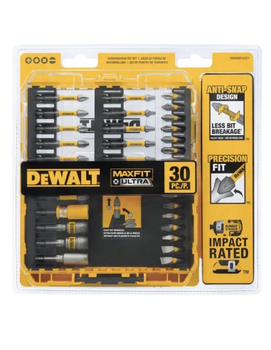 Juego de Puntas DEWALT MAXFIT ULTRA 1/4" Hex de...