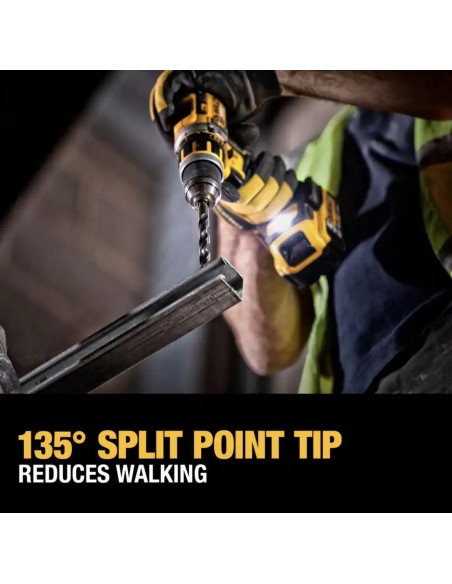 Juego de brocas DEWALT Black & Gold Twist (21 piezas) Alta velocidad, revestimiento negro/oro(Entrega en 60 días aprox)