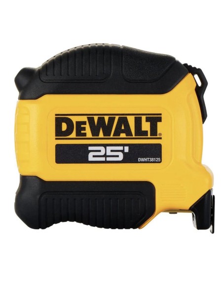 Cinta métrica DEWALT ATOMIC 25 ft × 1 1/8 in con freno de dedo (Entrega en 60 días aprox)