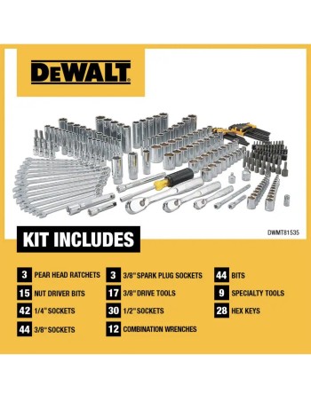 Juego de herramientas DEWALT Mechanics Tool Set de 247... 2