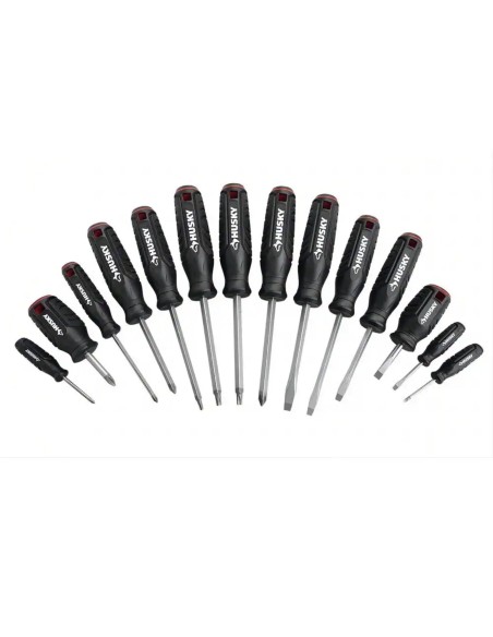 Juego de destornilladores Husky con punta magnética Set de 14 piezas (Entrega en 60 días aprox)