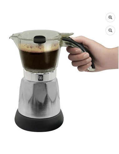 Cafetera Espresso Eléctrica Cafetera de 6 Tazas...