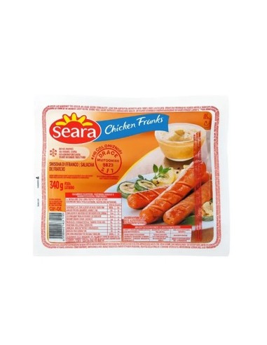 Salchichas de pollo 10u 340g Seara