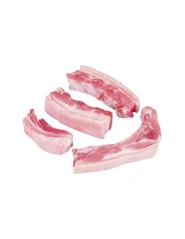 Paquete de costilla de cerdo crudas aprox 3.2 Lb