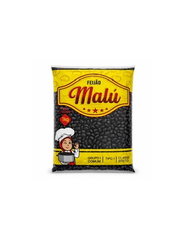 Frijoles Negros Malu 1kg