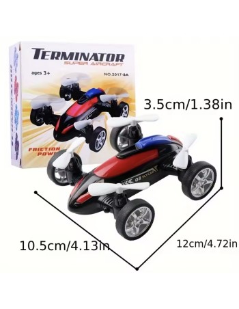 Coche Dron Inercial Negro