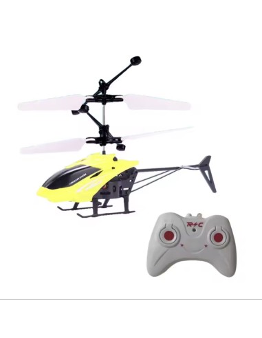 Mini Dron Teledirigido Recargable Amarillo