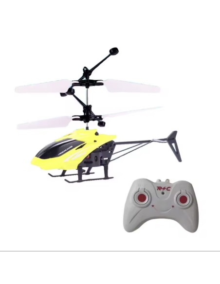 Mini Dron Teledirigido Recargable Amarillo