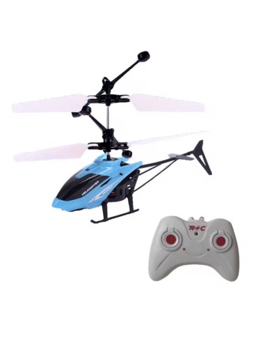 Mini Dron Teledirigido Recargable Azul