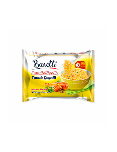 Sopa de fideos Banetti con sabor a pollo,...