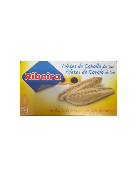 Ribeira Caballa( filetes) en Aceite girasol 89g