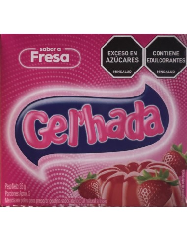 Gelatina Fresa 35g