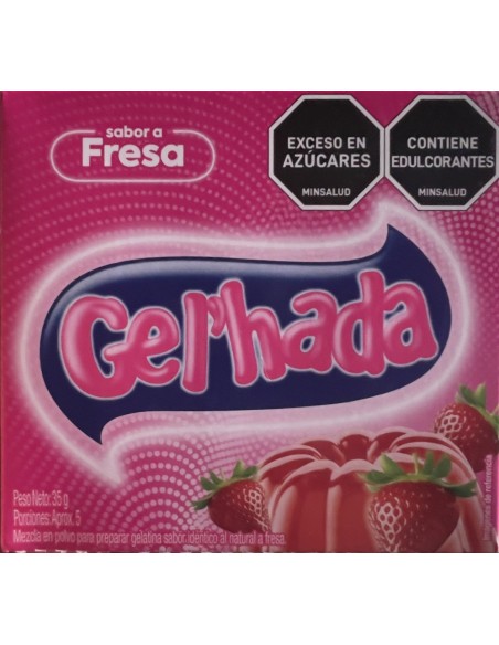 Gelatina Fresa 35g