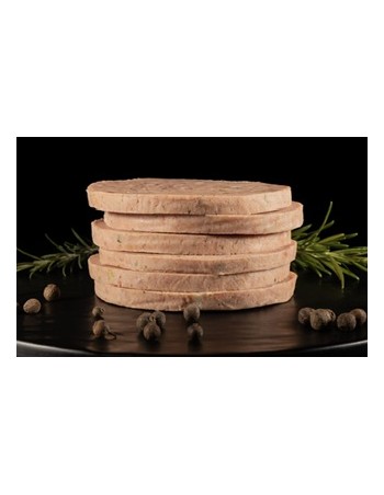 Hamburgesa mixta ahumada pack 10