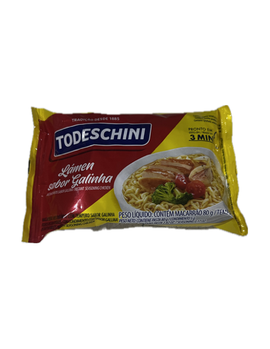 Sopa de fideos con sabor a pollo, 80g