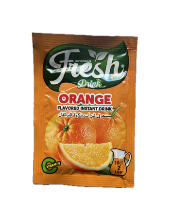 Refresco Fresh Sabor Naranja 10 g rinde 2 L