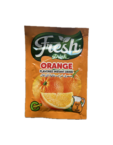 Refresco Fresh Sabor Naranja 10 g rinde 2 L