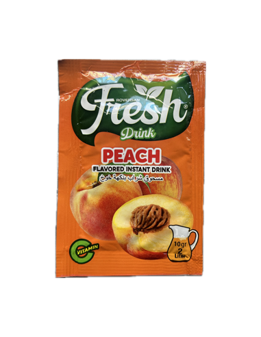 Refresco Fresh Melocotón 10 g rinde 2 L