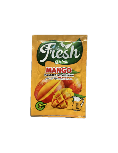 Refresco Fresh Sabor Mango  10 g rinde 2 L