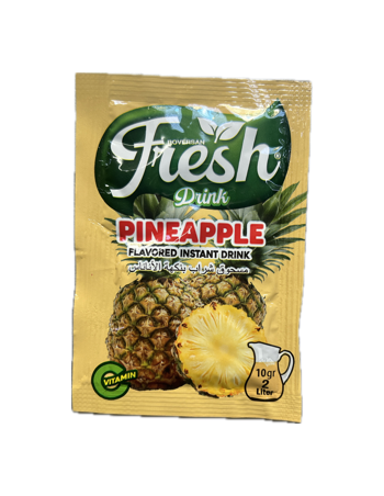 Refresco Fresh Sabor Piña 10 g rinde 2 L
