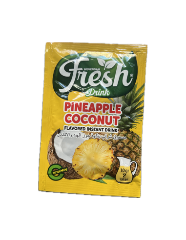 Refresco Fresh Sabor Piña Colada 10 g rinde 2 L