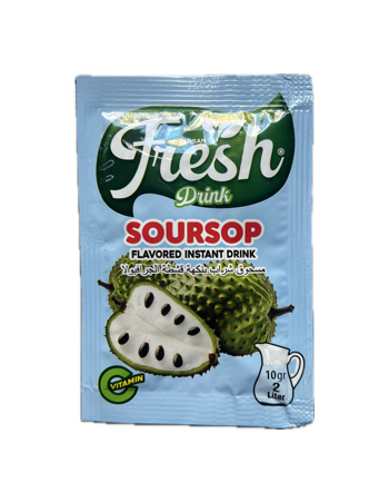 Refresco Fresh Sabor Guanábana  10 g rinde 2 L