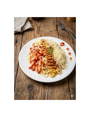 Espaguetis con  Queso Gouda