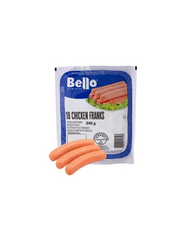 Salchichas de pollo 10 unidades