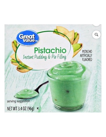 Relleno instantáneo de pudín y pastel de Pistacho de gran...