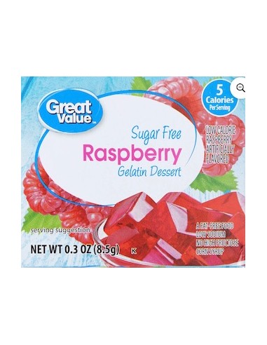 Great Value Postre de Gelatina de Fresa sin...