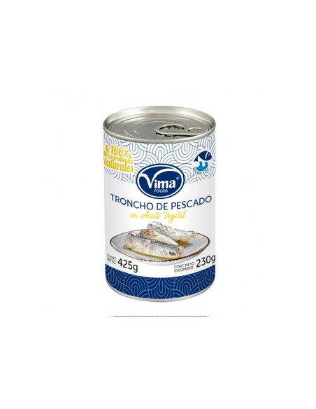 Vima Foods Trocho de Pescado en Aceite 425g