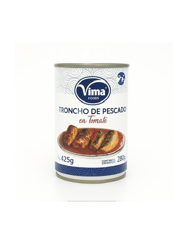 Vima Foods Trocho de Pescado en Tomate 425g