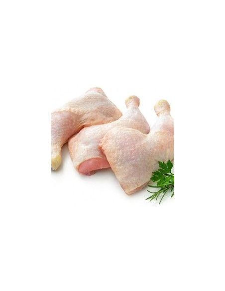 Paquete de pollo de 10 libras muslo con contramuslo