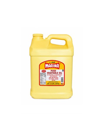 Aceite Puro Vegetal Marina Galón 17.5 Libras Aprox 9 Litros