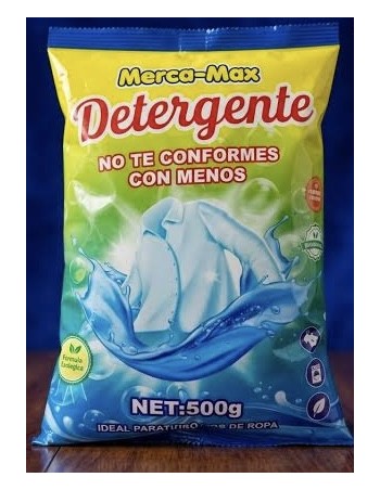 Detergente en polvo Merca-Max multiusos 500g