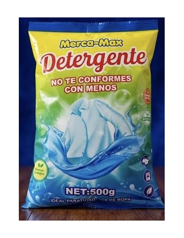 Detergente en polvo Merca-Max multiusos 500g
