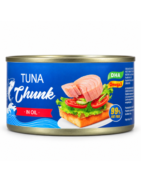 Atún en aceite vegetal 185g