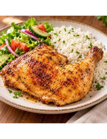 Paquete de pollo de 10 libras muslo con contramuslo 2