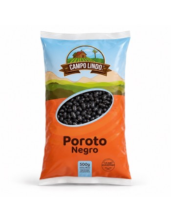Frijol Negro Campolindo 500g. Imagen orientativa del producto.