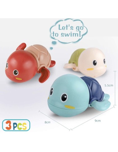 SEPHIX Go, Go! Lindos juguetes de baño para...